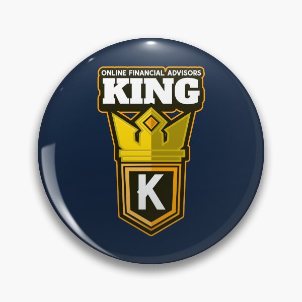 Item preview, Financial Advisor King Crown Emblem for Finance Professionals designed and sold by DesignsVault.