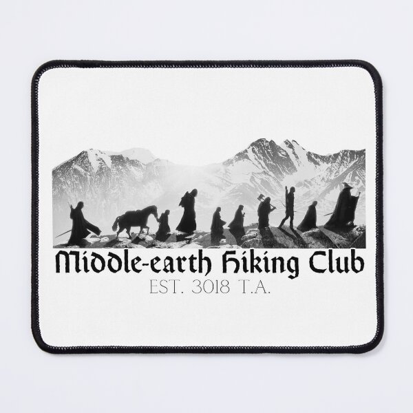 Item preview, Middle-earth Hiking Club designed and sold by Nerdventure.