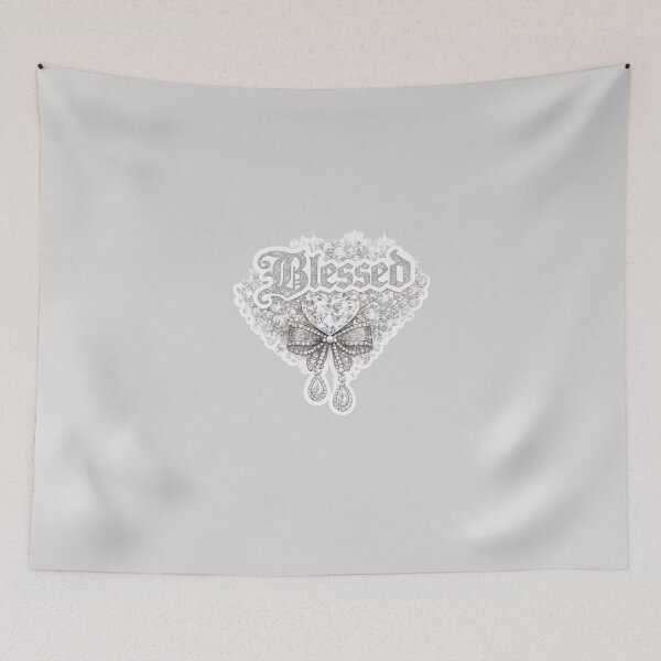 Item preview, Blessed – Rhinestone Glam Faith Aesthetic Design designed and sold by Aura.Creative.