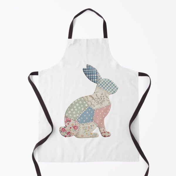 Item preview, Patchwork quilted applique bunny designed and sold by MendaciousMina.