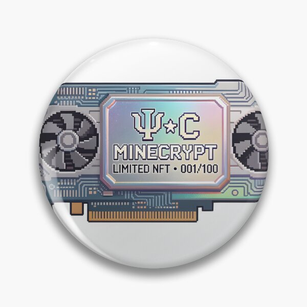 Item preview, Unique MINECRYPT Limited NFT on computer graphics card designed and sold by Creative88Art.