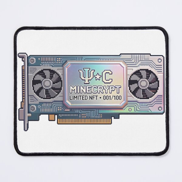 Item preview, Unique MINECRYPT Limited NFT on computer graphics card designed and sold by Creative88Art.