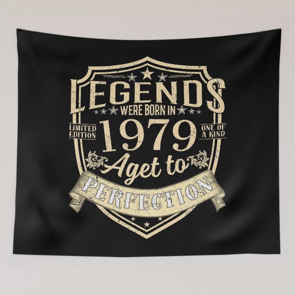 Item preview, Legends Were Born In 1979 Aged To Perfection Vintage Birthday Gift designed and sold by MixedVibes Co..