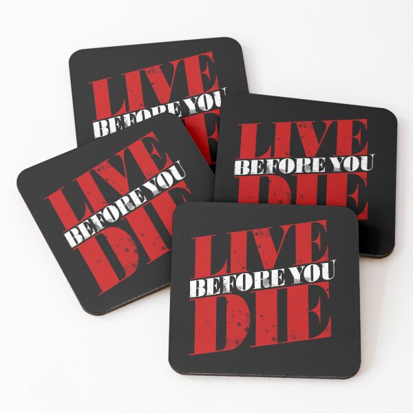 Item preview, Live Before You Die designed and sold by Bearded Jester Designs.