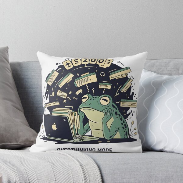 Item preview, +200 Overthinking Mode - Anxiety Gamer Mental Health Humor Gift designed and sold by Bobo Shirts .