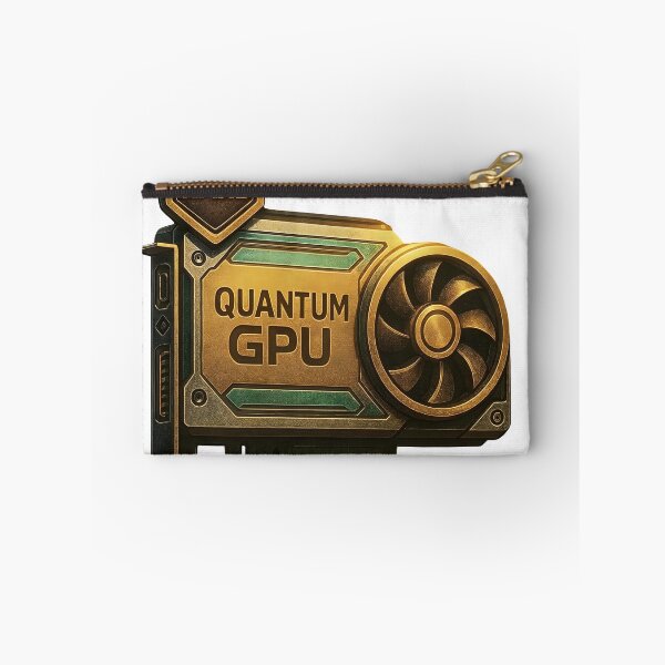Aperçu de l'œuvre Carte graphique quantique dorée avec badge rare créée et vendue par Creative88Art.