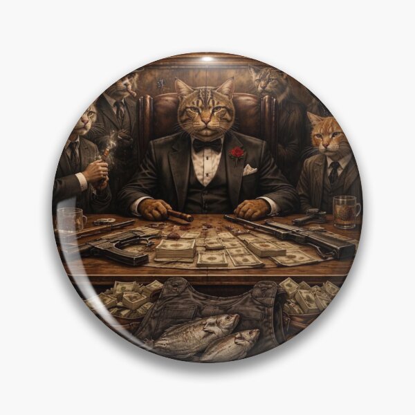 Item preview, Feline Mafia Bosses - 'Capice?' Cat Mobsters Art designed and sold by leonardopintos.