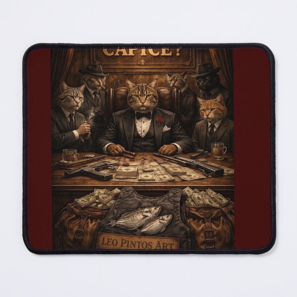 Item preview, Feline Mafia Bosses - 'Capice?' Cat Mobsters Art designed and sold by leonardopintos.