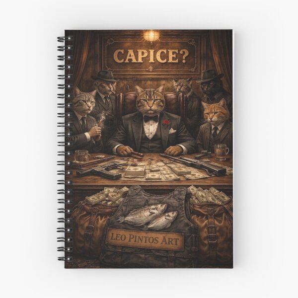Item preview, Feline Mafia Bosses - 'Capice?' Cat Mobsters Art designed and sold by leonardopintos.