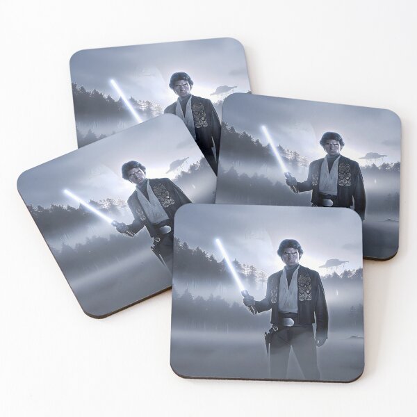 Item preview, HAN Artistic Characters Black White Illustrations Dynamic Designs designed and sold by ART ATTACK ZONE.