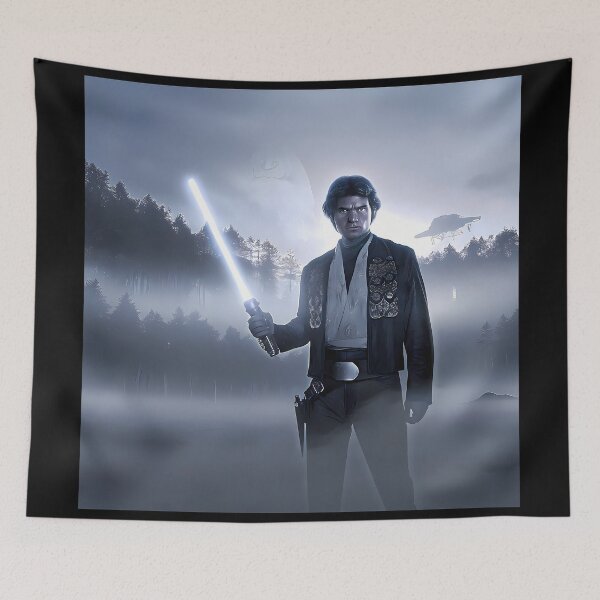 Item preview, HAN Artistic Characters Black White Illustrations Dynamic Designs designed and sold by ART ATTACK ZONE.