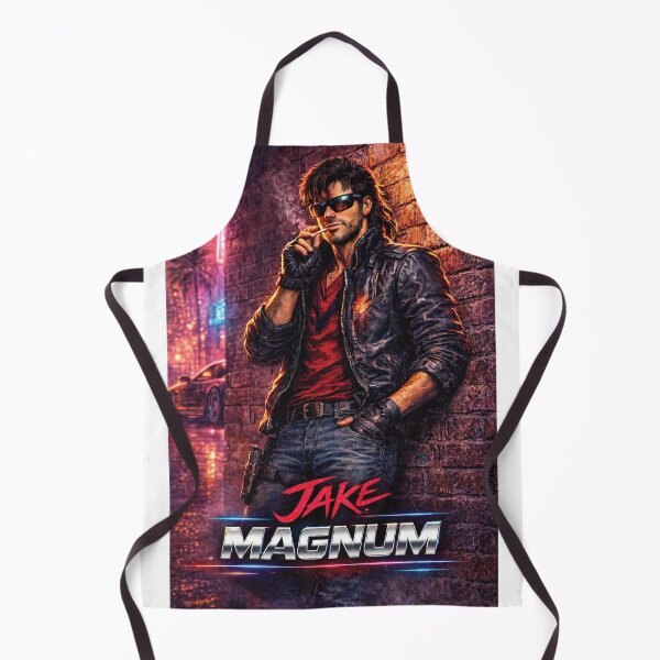 Item preview, Jake Magnum – Retro 80s Action Hero - Series 1 designed and sold by 486DesignCo.