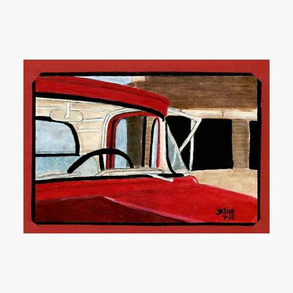 Lonely Truck Photographic Print