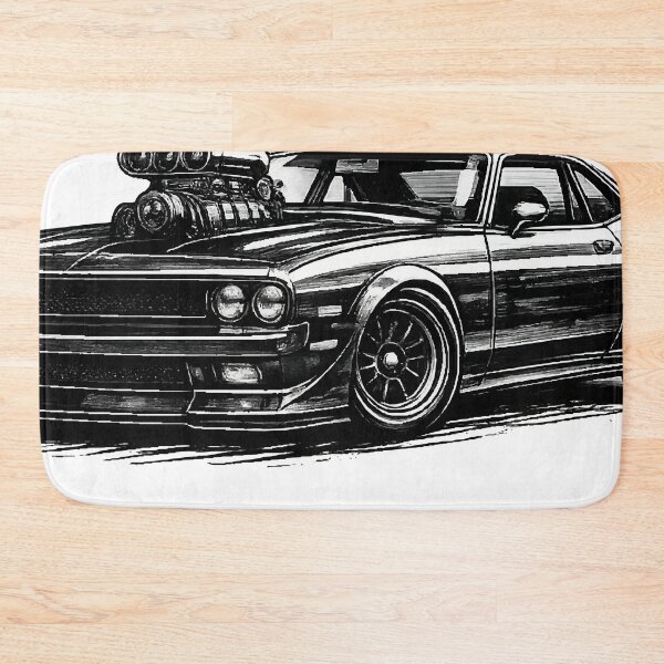 Item preview, Vintage Muscle Car Minimal Line Art – Classic American Car Retro Design designed and sold by Artistikastore.