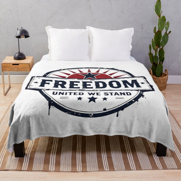Item preview, Freedom United We Stand Shirt – Vintage Distressed Patriotic Design designed and sold by relso.