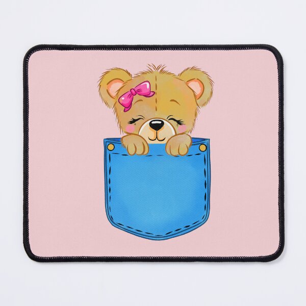 Item preview, Cute Teddy Bear in Pocket designed and sold by SimoesArtistry.
