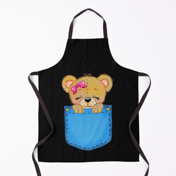 Item preview, Cute Teddy Bear in Pocket designed and sold by SimoesArtistry.