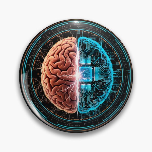 Item preview, Artificial Intelligence and Human Brain Evolution designed and sold by Valeriia_Isaieva.
