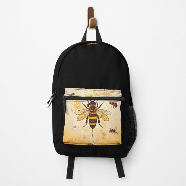 Item preview, Golden Honeycomb Daisy Art for Bumble Bee Lovers designed and sold by owi-art.