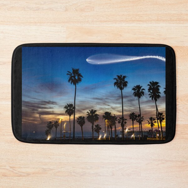 Item preview, 600th Falcon 9 Space Rocket Over Huntington Beach Pier 2/14/26 designed and sold by PsychoAlien.com.