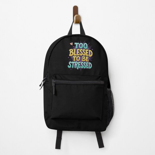 Item preview, Too Blessed to be stressed - Christian designed and sold by BELIEVERS with STYLE.