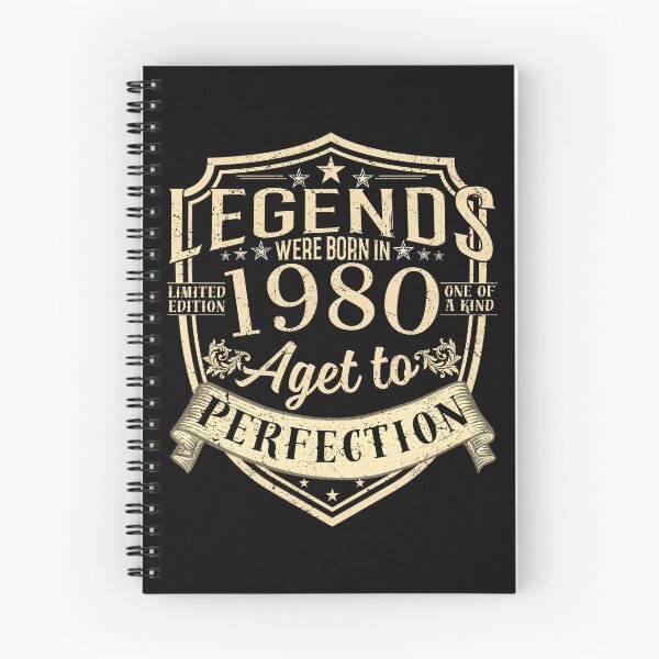 Item preview, Legends Were Born In 1980 Aged To Perfection Vintage Birthday Gift designed and sold by MixedVibes Co..