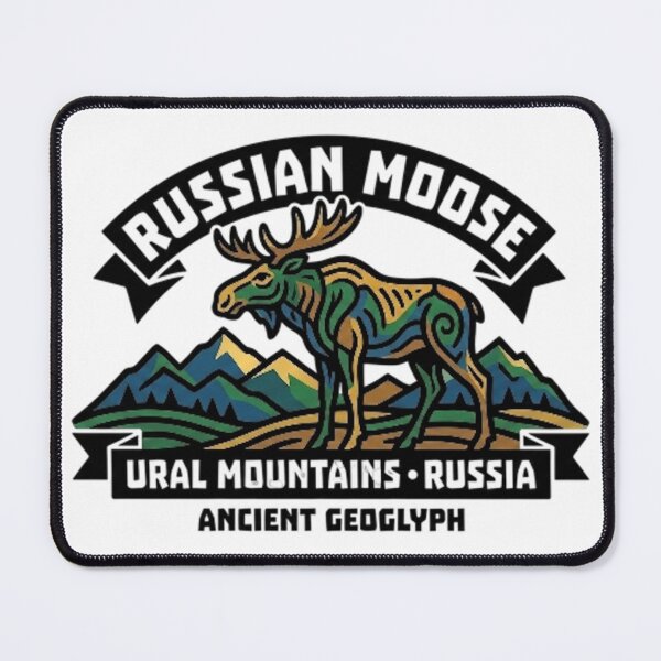 Item preview, RUSSIAN MOOSE ANCIENT GEOGLYPH designed and sold by likbatonboot.