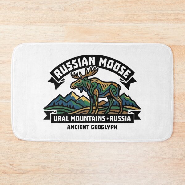 Item preview, RUSSIAN MOOSE ANCIENT GEOGLYPH designed and sold by likbatonboot.