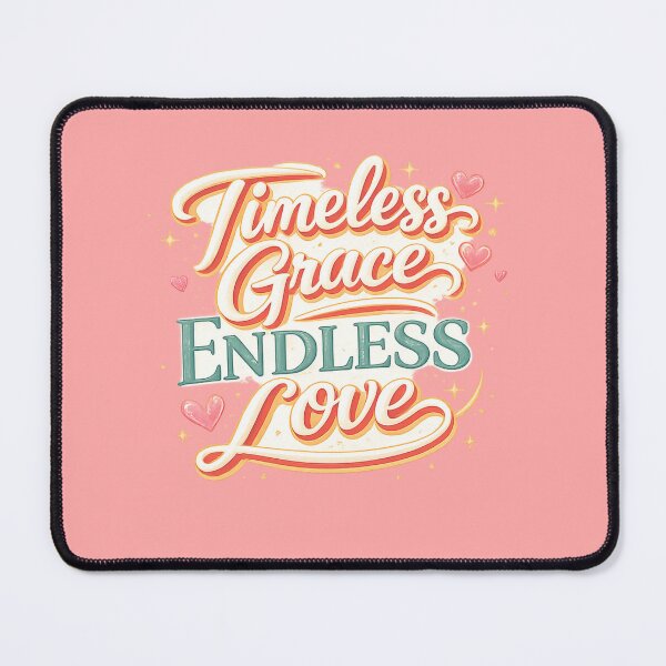 Item preview, Timeless Grace Endless Love – Inspirational Christian Faith Design | Elegant Scripture Inspired Art designed and sold by Healing Hands & Hearts Haven.