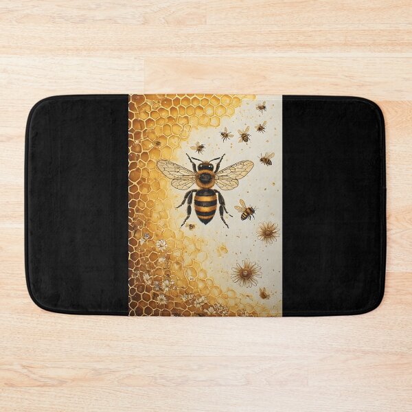 Item preview, Honeycomb Daisy Art for honey Bee Lovers designed and sold by owi-art.