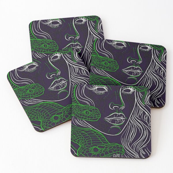 Item preview, Medusa Snake Goddess Line Art – Dark Mythology Tattoo Style designed and sold by sososweett.