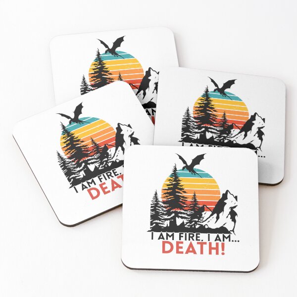 Item preview, I am fire, I am death designed and sold by Nerdventure.