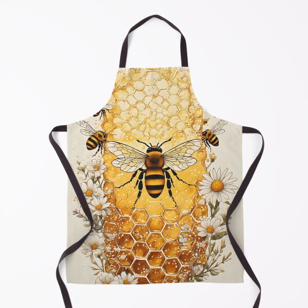Item preview, Honeycomb Daisy Art for Honey Bee Lovers designed and sold by owi-art.