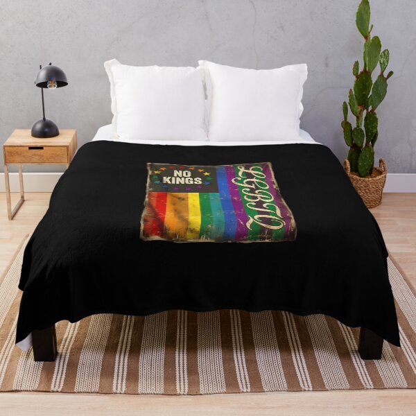 Item preview, No Kings In America Lgbtq Flag Rainbow designed and sold by irifine.