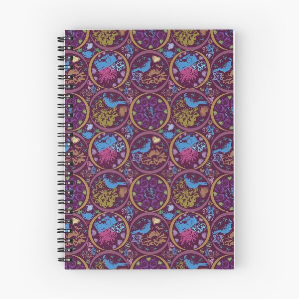 Item preview, Floral Travel Snapshots Circles on Maroon designed and sold by Digitalmyth's Designs.