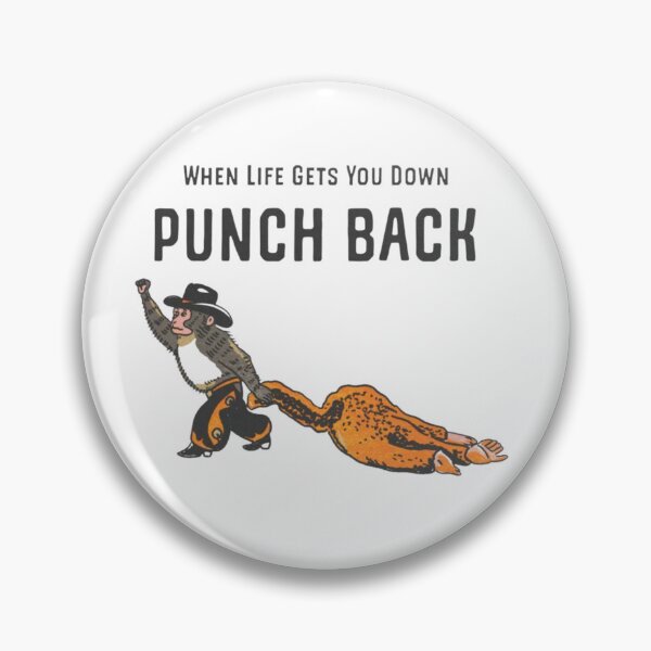 Item preview, Punch Monkey "When Life Gets You Down Punch Back" designed and sold by JeyVel.