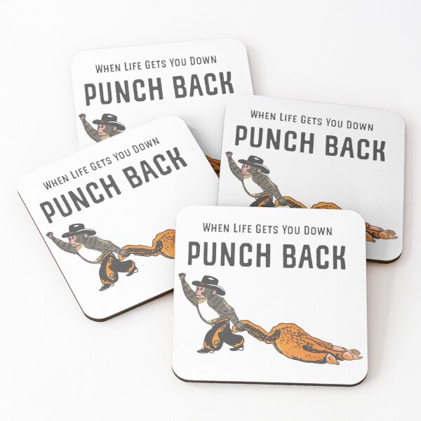 Item preview, Punch Monkey "When Life Gets You Down Punch Back" designed and sold by JeyVel.