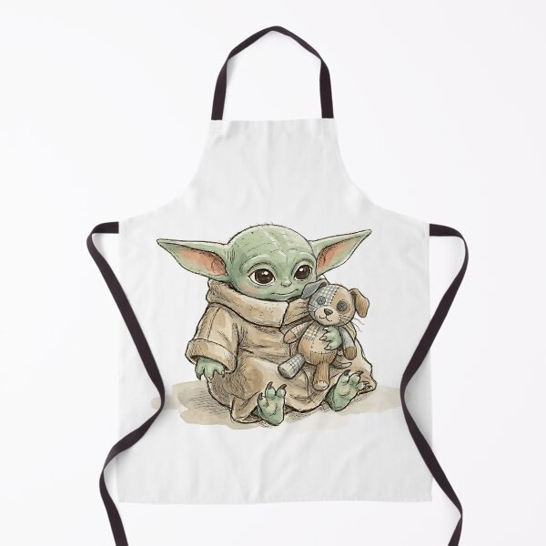 Item preview, BABY YODA WITH DOG PLUSHIE designed and sold by LIS AND MELIVERSO.
