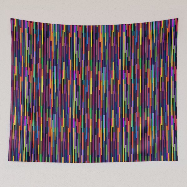 Item preview, Colorful Vertical Stripes Pattern designed and sold by bubblegoth.