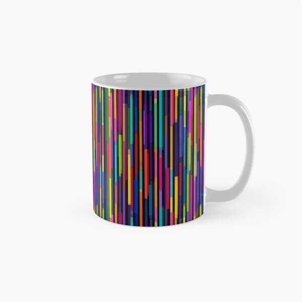 Item preview, Neon Glitch Vertical Bars Pattern designed and sold by bubblegoth.