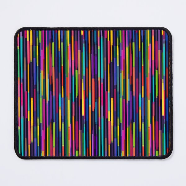 Item preview, Neon Glitch Vertical Bars Pattern designed and sold by bubblegoth.