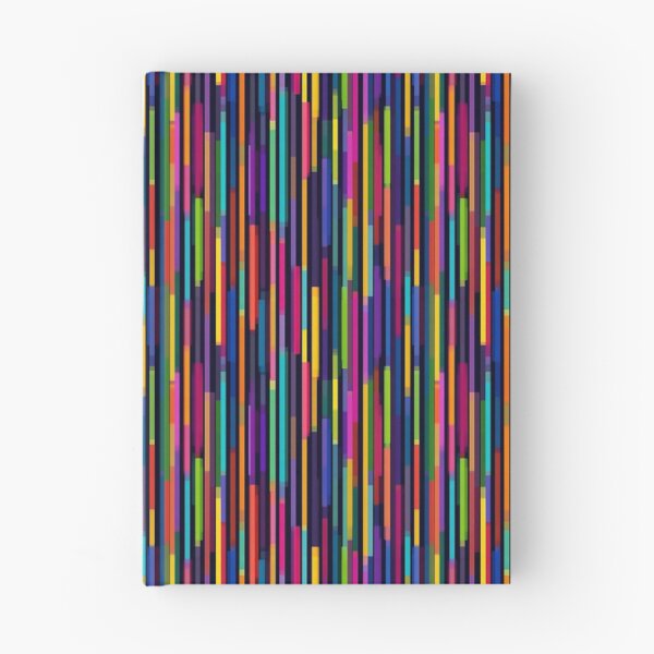 Item preview, Neon Glitch Vertical Bars Pattern designed and sold by bubblegoth.