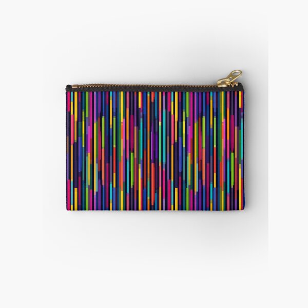 Item preview, Neon Glitch Vertical Bars Pattern designed and sold by bubblegoth.
