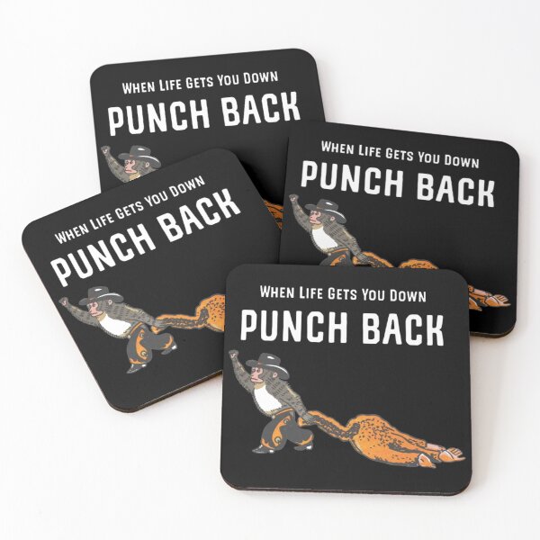 Item preview, Punch Monkey "When Life Gets You Down Punch Back" designed and sold by JeyVel.