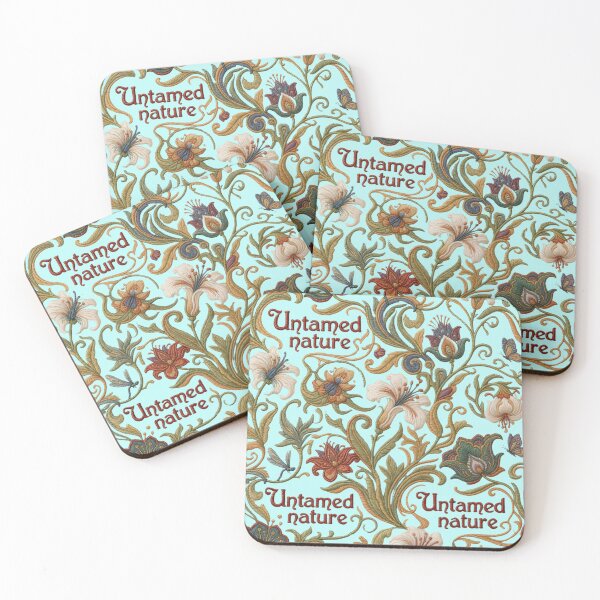 Item preview, Untamed Nature With Fantasy Flowers Butterflies and Dragonflies designed and sold by Ciervo Primavera.
