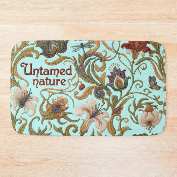 Item preview, Untamed Nature With Fantasy Flowers Butterflies and Dragonflies designed and sold by Ciervo Primavera.