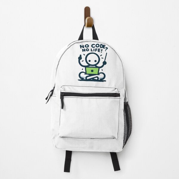 Item preview, No Code No Life Funny Stickman Programmer Design designed and sold by Zenith Design.