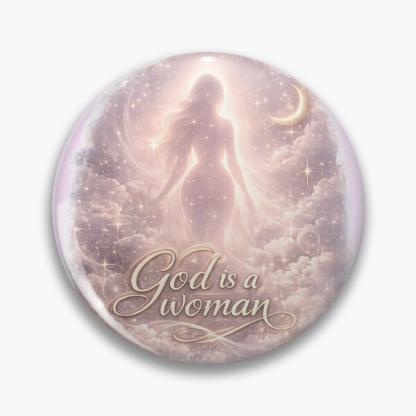 Item preview, God Is a Woman – Divine Feminine Celestial Goddess Design designed and sold by Aura.Creative.