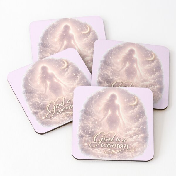 Item preview, God Is a Woman – Divine Feminine Celestial Goddess Design designed and sold by Aura.Creative.