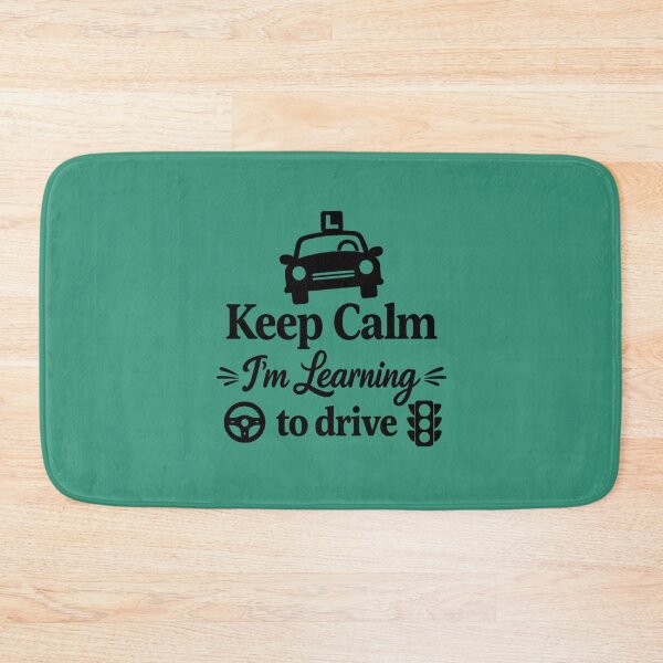 Item preview, Keep Calm I'm Learning to Drive. Learner Driver Humor Design. designed and sold by DesignHouse07.